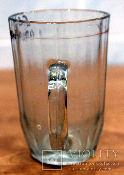 Пивной бокал  (пивная кружка) САЗ. 1966 год. 0,5 литра. сглаженные грани(нюанс), фото №3