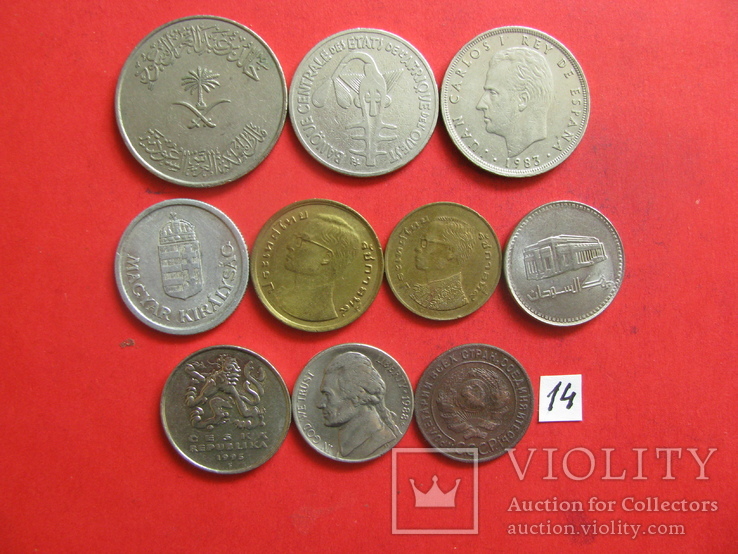Монети держав світу підбірка (10шт.), фото №3