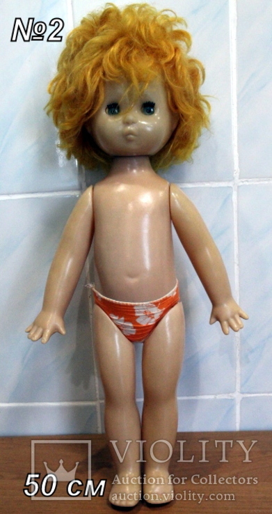 Кукла №2 времен СССР. 50 см. б\у, фото №2