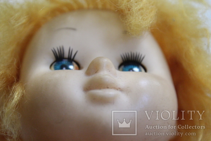 Кукла №5 времен СССР. пластмасо-резина. 40 см. б.у, фото №9
