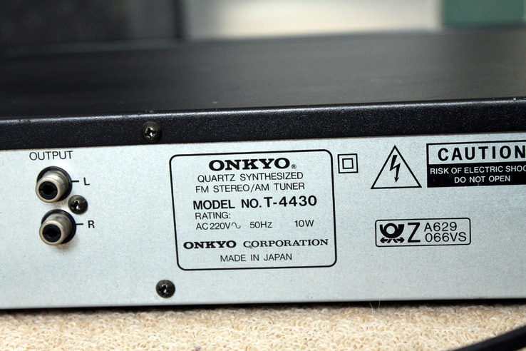 Тюнер приёмник  ONKYO T-4430 Япония, фото №8