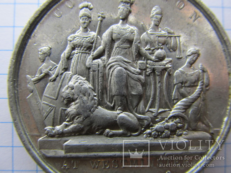 Медаль коронации королевы Виктории, 19 век, фото №5