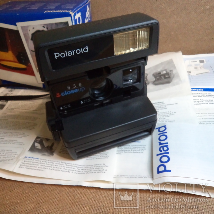 Polaroid 636 c коробкой и инструкцией