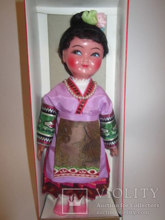 Кукла в национальном подвижные кисти 70-е Китай, фото №3