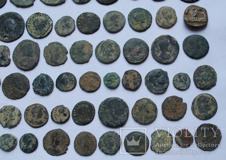 Лот Рима. 78 монет, 1 пломба., фото №6