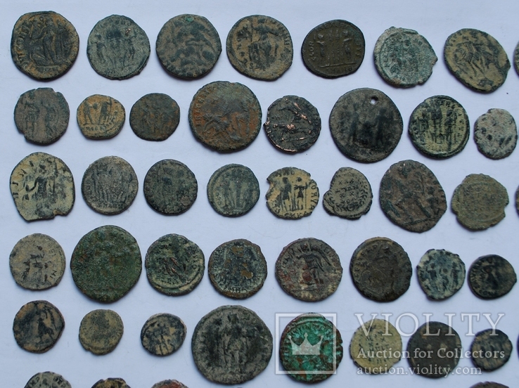 Лот Рима. 78 монет, 1 пломба., фото №10