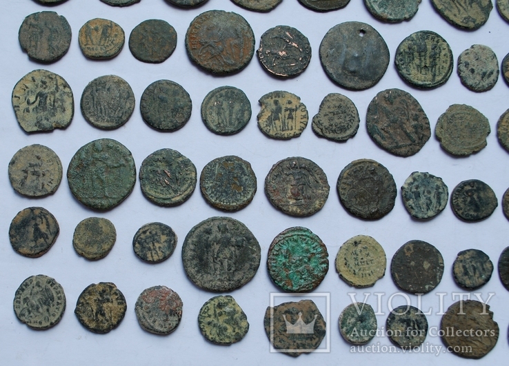 Лот Рима. 78 монет, 1 пломба., фото №13
