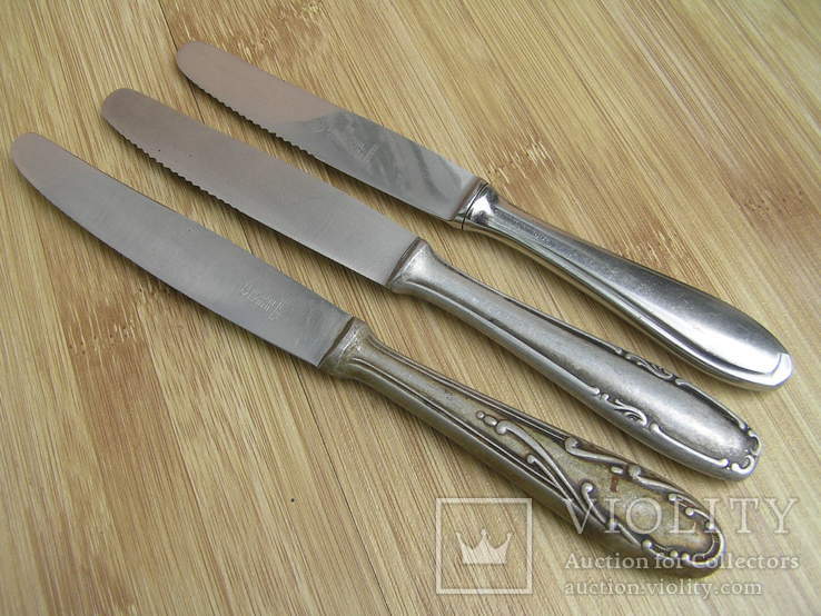 Три столовых ножа Solingen