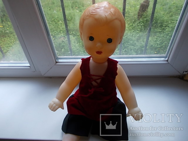 Пластиковая кукла  с рельефными волосами.СССР., фото №6