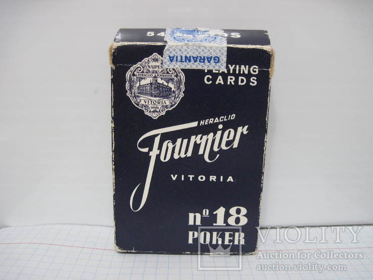 Винтажные карты, игральные Fournier Heraclio Vitoria , Испания