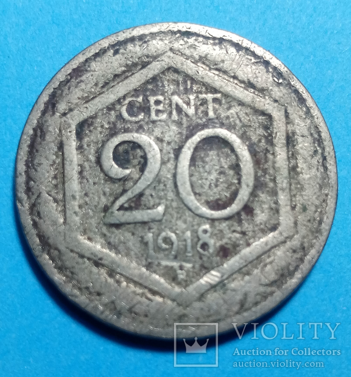 20 чентезимо 1918, фото №2