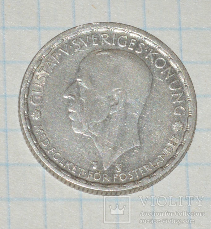 1 крона швеция 1948, фото №2