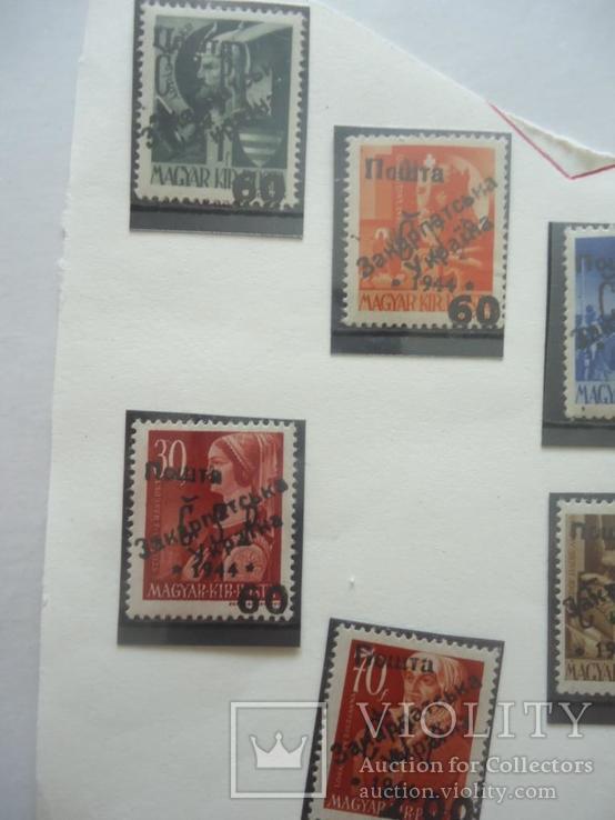 1945 г  Закарпатська Україна   13 марок, фото №3