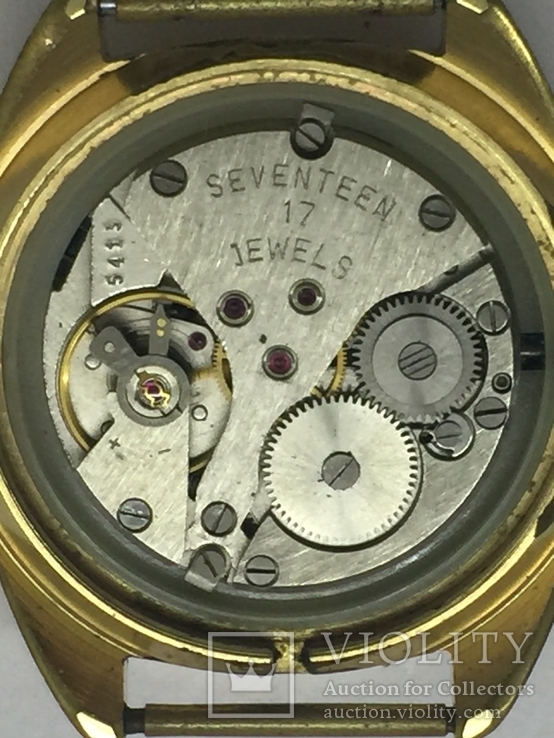 Часы Полет Polyot позолоченные механические наручные мужские, фото №11