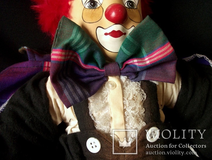 Коллекционная кукла-Клоун, 39 см. Тайланд, numer zdjęcia 6