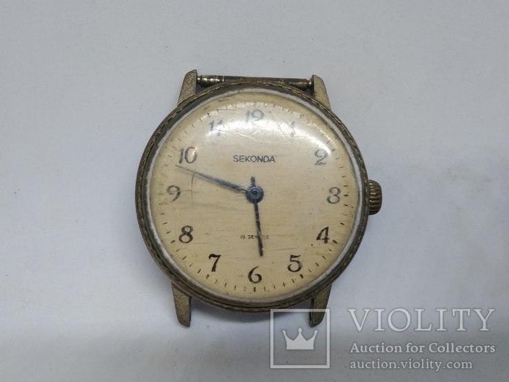 Наручные часы Секунда СССР, фото №11