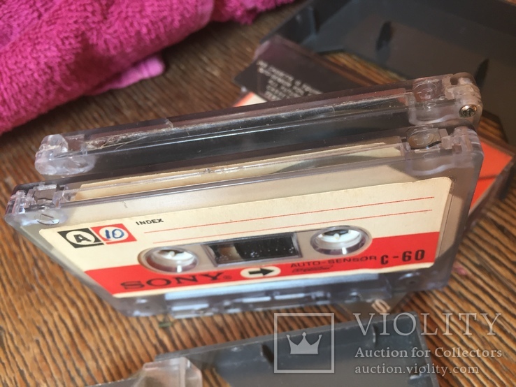 Старые кассеты SONY 2 шт (аудиокассеты), фото №4