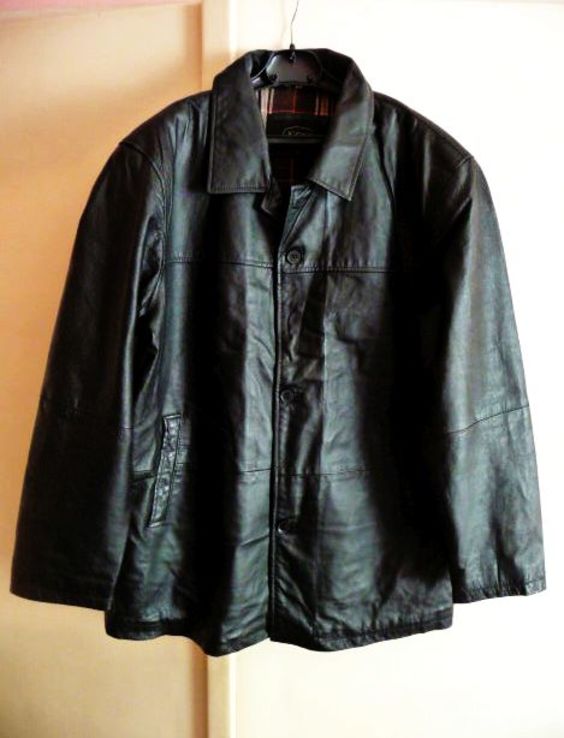Большая утеплённая кожаная мужская куртка JC Collection. Лот 611, numer zdjęcia 8