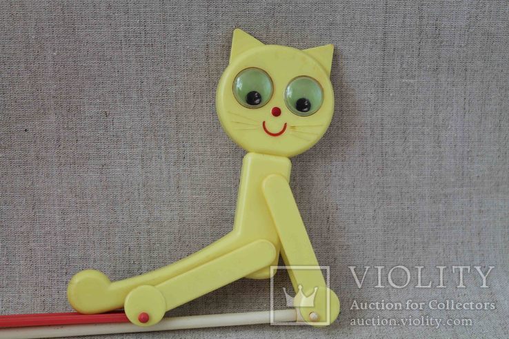 Игрушка перекидной котик СССР, фото №3