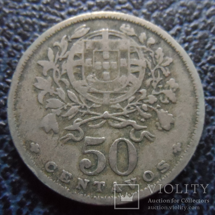 50 сентавос 1938 редкий Португалия (,11.2.30)~, фото №3