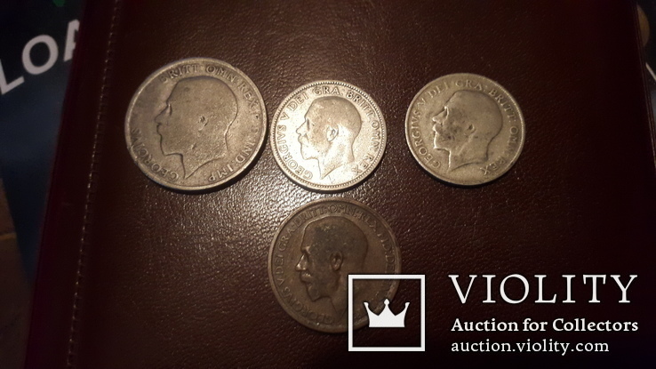 Три сербряные монеты Великобритании 1 флорин и2 шилинга+бонус, фото №2