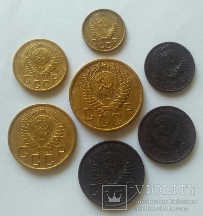 Годовой набор монет 1955 года, фото №3