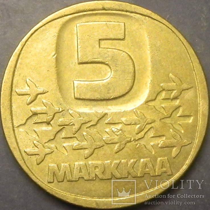 5 маркка Фінляндія 1984, фото №3