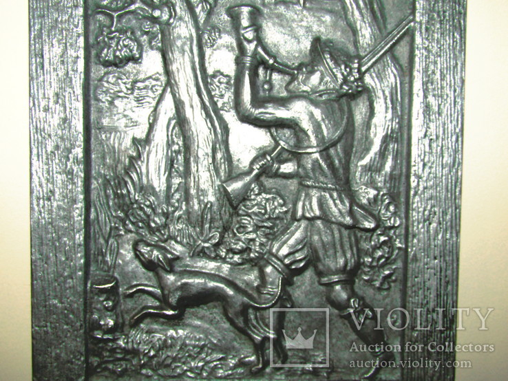 Картина барельеф панно Охота Германия, фото №5