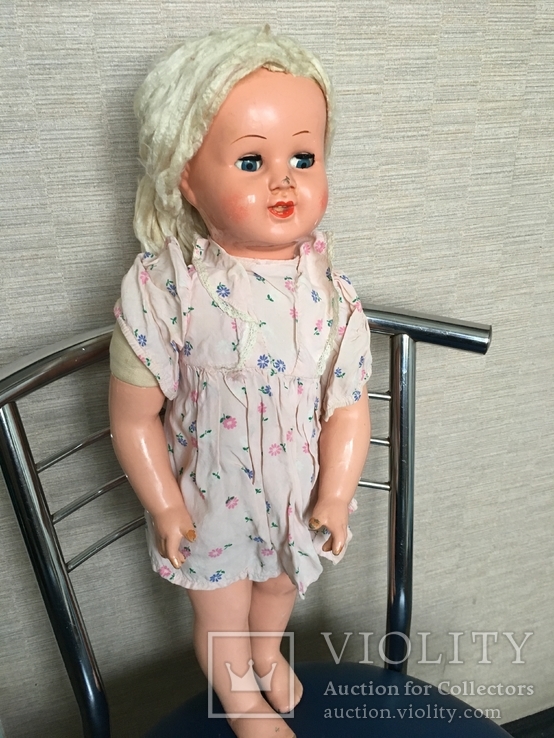 Кукла с зубками СССР пресс опилки, фото №2