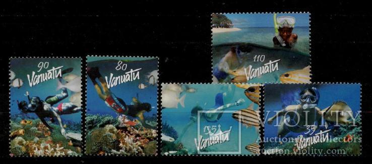 Вануату 2003 ** фауна риби повна серія КЦ 7,5євро