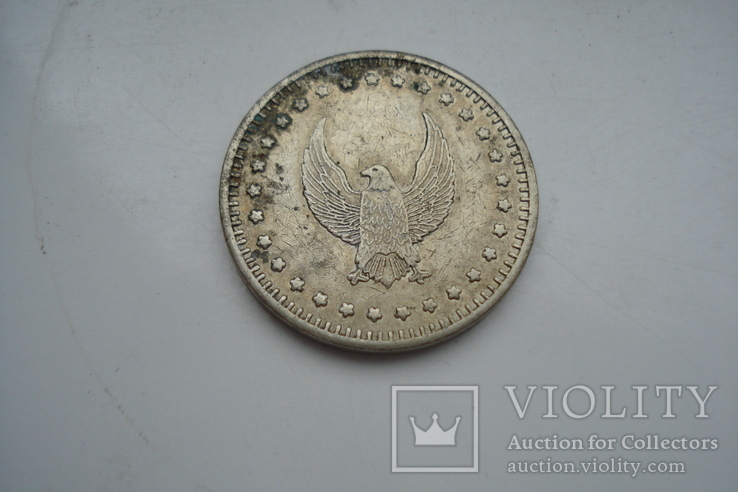 Монеты иностранные- 33 шт.+ 1 жетон, фото №11