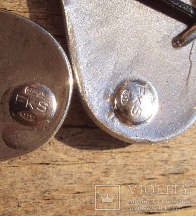 Оригинальное ожерелье, серебро 925, Италия., фото №11