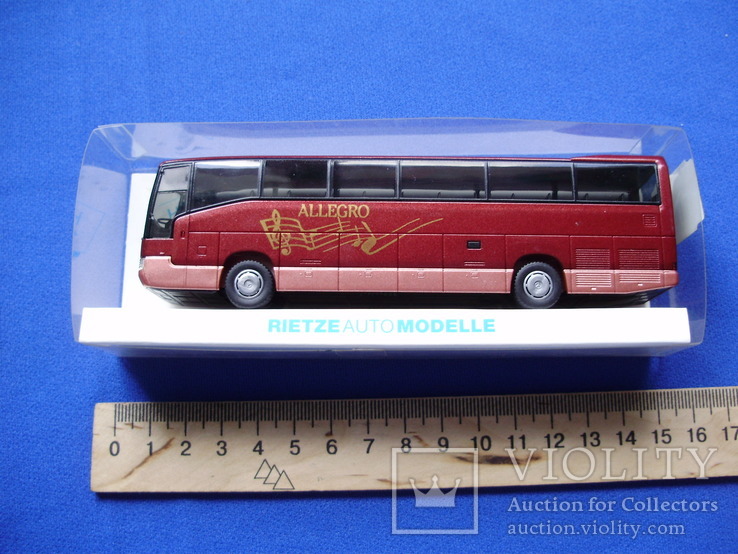 Автомодели  64903  Rietze 1:87 Германия Автобус  Mercedes 0404 RHD, фото №12