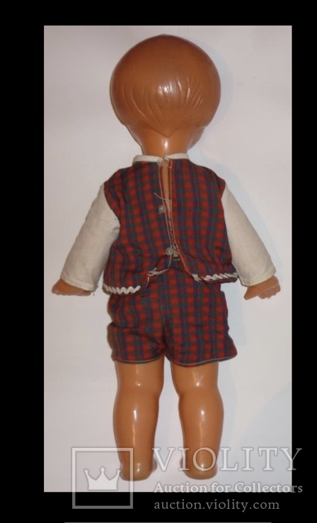 Кукла мальчик в оригинальной одежде. Высота 54 см., фото №4