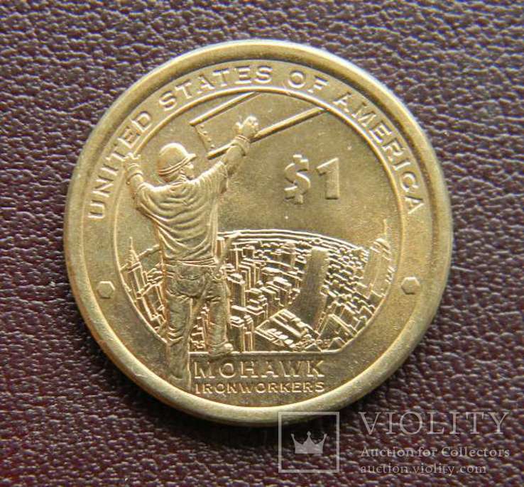 США 1 доллар 2015, Сакагавея: Мохоки-рабочий