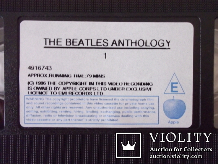 The Beatles Anthology. Антология Битлз. 8-мь видеокассет, Мадрид 1996 год, фото №10