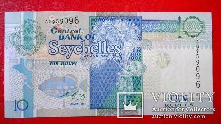 Seychelles Сейшелы - 10 Rupees 2013 UNC, фото №2