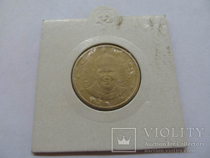Монета Ватікану (зображення Папи), фото №2