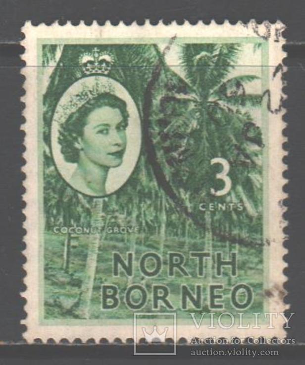 Брит. колонии. Сев. Борнео. 1954. Пальмы, 3 п., гаш.