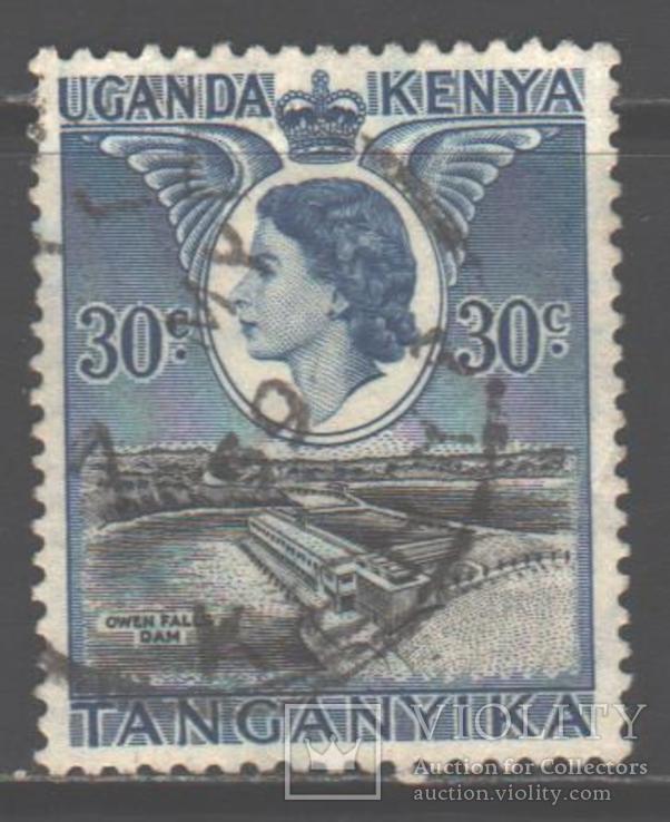 Брит. колонии. Кения-Уганда-Танганьика. 1954. Дамба, 30 ц., гаш.
