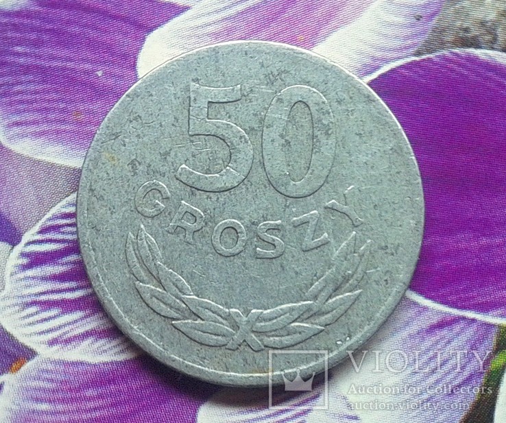 Польша 50 грошей 1974, фото №2