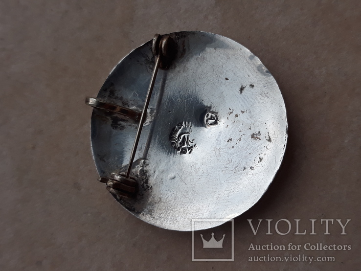Серебряная брошь-кулон Mexico, фото №6