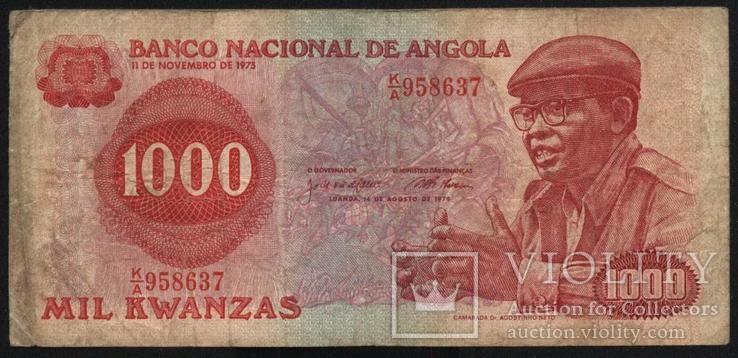 Ангола 1000 кванза 1979, фото №2