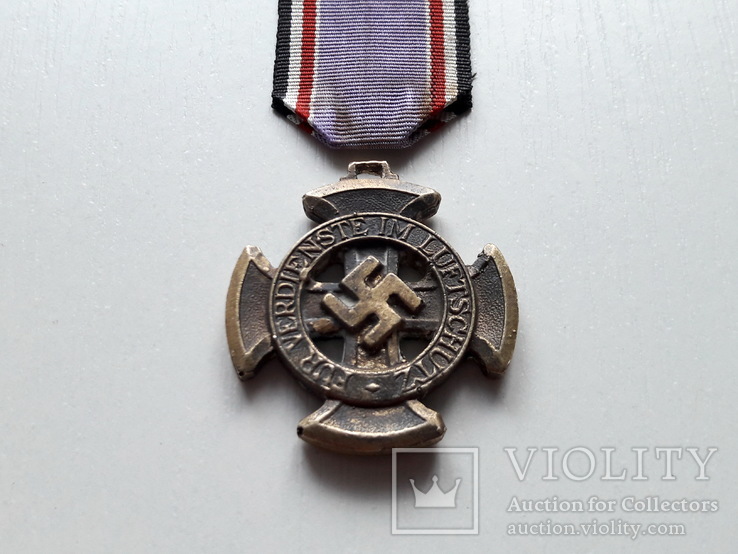 Медаль FUR VERDIENSTE IM LUFTSCHUTZ 1938.копия, фото №3