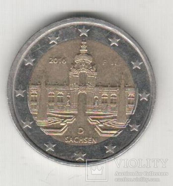 2 євро, Саксонія, 2016, фото №2