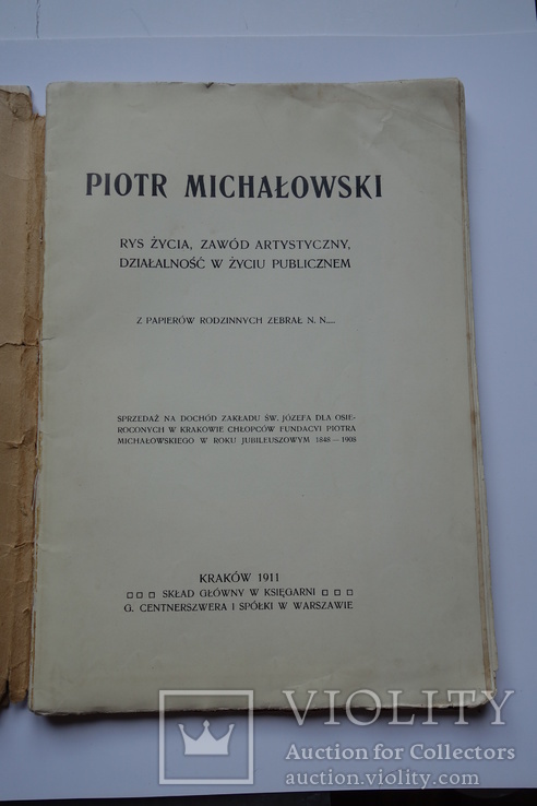 1911 Польша Poland о художнике Piotr Michalowski, фото №2