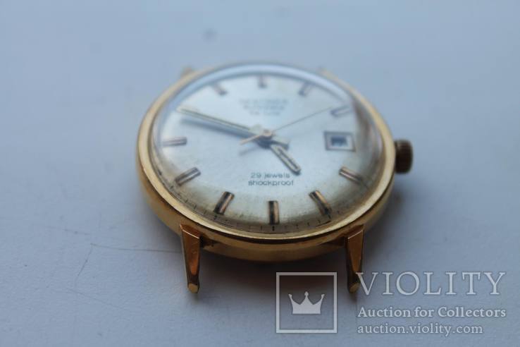 Часы Sekonda Autodate de luxe (Poljot), 1 МЧЗ, 29 камней, автоподзавод, AU20, фото №6
