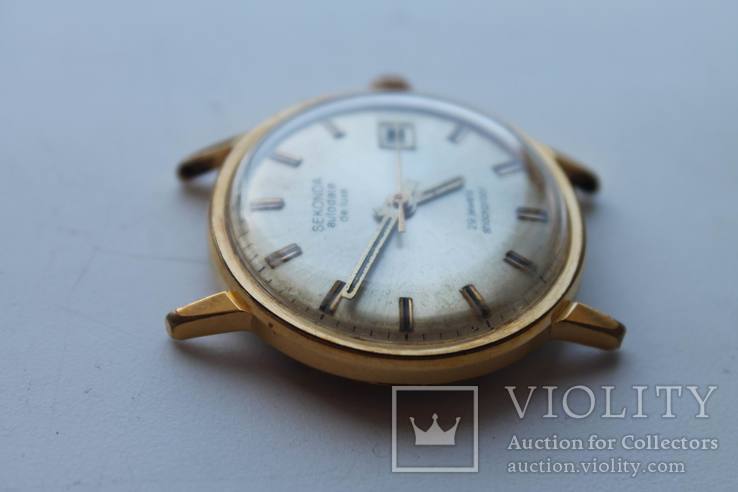 Часы Sekonda Autodate de luxe (Poljot), 1 МЧЗ, 29 камней, автоподзавод, AU20, фото №7