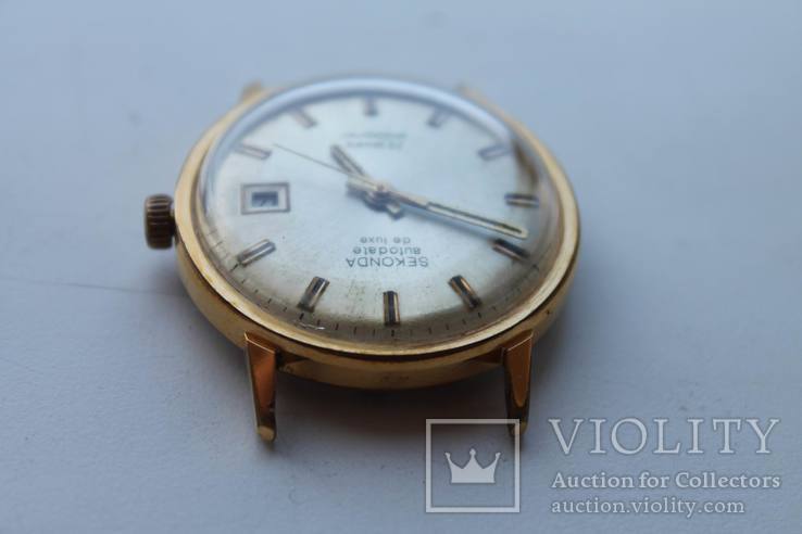 Часы Sekonda Autodate de luxe (Poljot), 1 МЧЗ, 29 камней, автоподзавод, AU20, фото №8