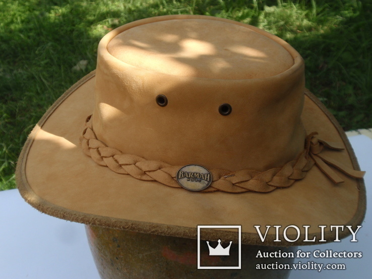  Австралийская шляпа из промасленной гнущейся замши Barmahhats, фото №4